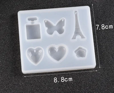 7 Pendant mold Международная в форме шахмат силиконовая форма DIY Пластилин Кристалл Капля формы украшения торта конфеты форма для выпечки пирожных с шоколадной начинкой P12 - Цвет: 7 Pendant mold