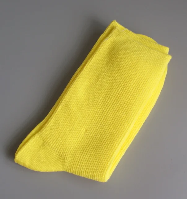 Soft cotton candy colorful Women's Socks crew sock for Girls vertical stripes