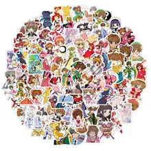 

10/30/50Pcs Card Captor Sakura Kinomotosakura Toy Stickers Creative Suitcase for Laptop Luggage Waterproof Sticker Wholesale