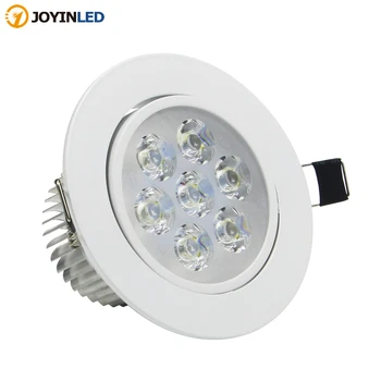 

Dimmable AC85V-265V 7W/5W/4W/3W LED Downlight Warm White/White Spot Light Cree Ceiling Recessed Home Lighting Fixture
