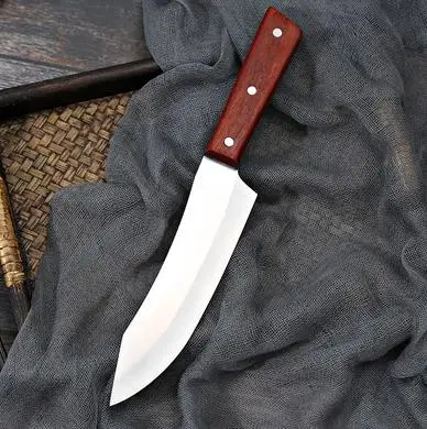 A Немецкий стальной нож со скелетами, специальный нож для убоя, нож для мяса, для убоя свиньи и овец, нож для резки, инструмент для склеивания - Цвет: A