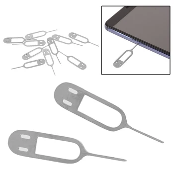 

10Pcs Universal Sim Card Tray Pin Ejecting Removal Needle Opener Ejector For iPhone 7 6S 6 Plus iPad Samsung for Huawei xiaomi