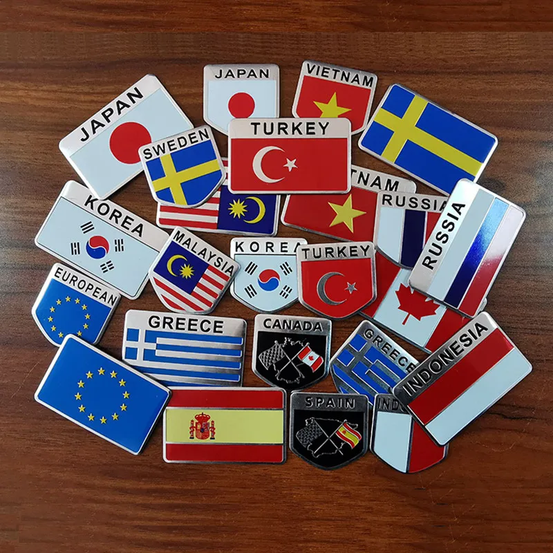 1-pcs-Car-stickers-Aluminum-Flag-car-stickers-Flag-Shield-Sticker-3D-Car-Sticker-Top-car (2)