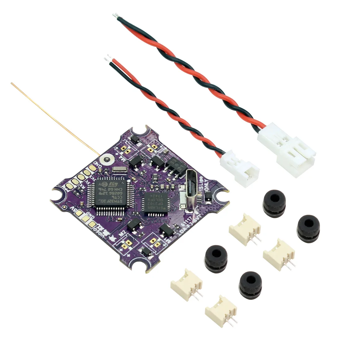 29,3*2,3*8 мм интегрированная плата F3 управление полетом+ VTX+ матовый ESC PCB для Tiny6 Tiny7 RC гоночный Квадрокоптер DIY Дрон