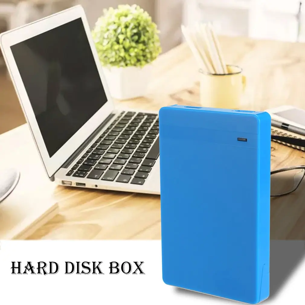 Жесткий диск корпус мобильный жесткий диск коробка USB3.0 к SATA Hardisk с USB C кабелем для Windows для Mac OS