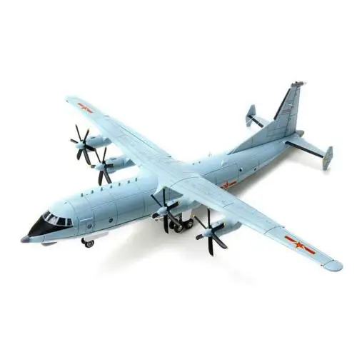 1/100 Y-8 военный транспорт самолет коллекция самолет статическая модель подарок