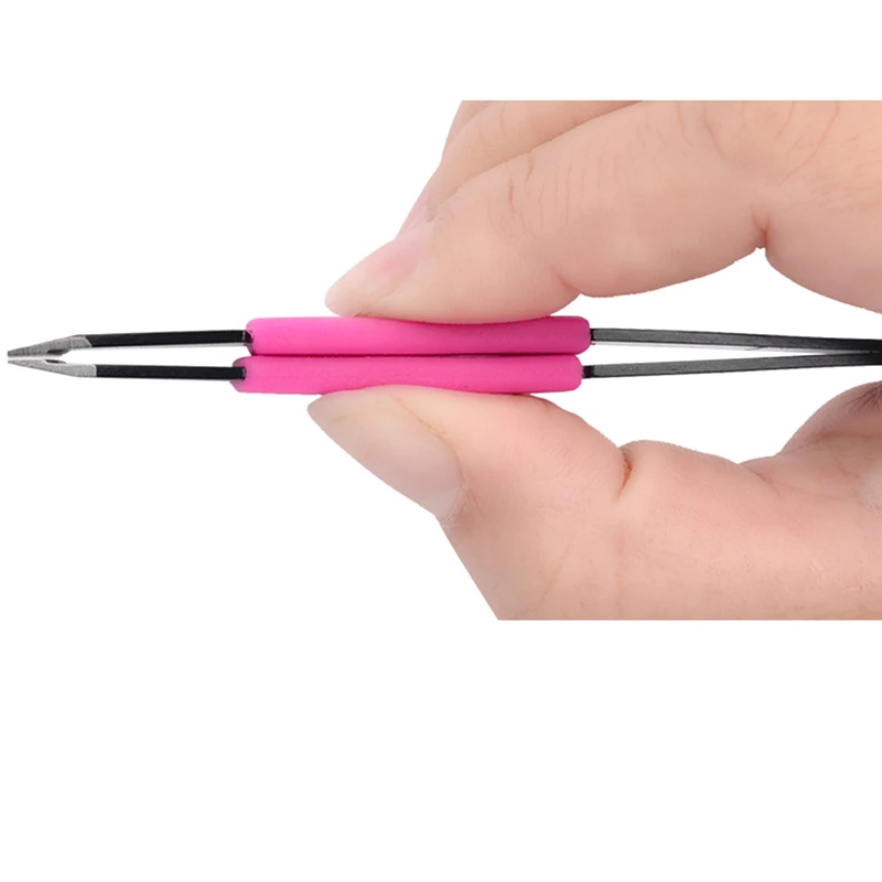 1pc Stainless Steel Eyebrow Tweezer Eyelash Extension Tweezers Eye Hair Removal Makeup Tools for Women