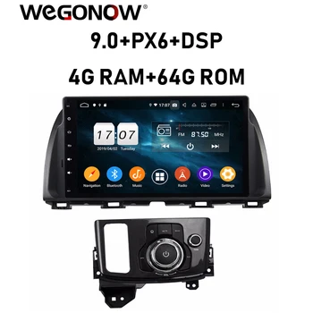 

PX6 HD10.1" IPS 2DIN Android 9.0 8Core 4GB+64GB Car DVD Player GPS navi Map RDS Radio wifi 4G Bluetooth5.0 For Mazda CX-5 ATENZA