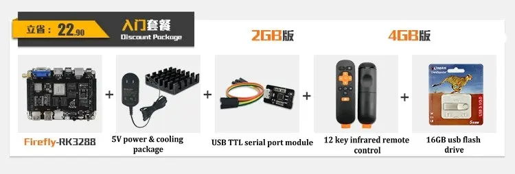 RK3288 четырех ядерный материнской платы с открытым исходным кодом, Android, Linux MiniPC встроенная карта