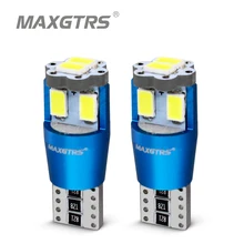 MAXGTRS 194 168 T10 светодиодный W5W Canbus лампа для номерного знака 5730 автомобильный боковой маркер ширина парковки внутренний купольный светильник лампа для чтения