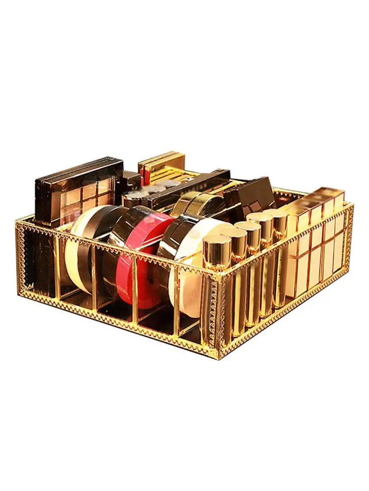 

Makeup Organizer Storage Box Portable Container Make Up Cotton Pad Holder Cosmetics Organizer Storage Case Glass Storage Case