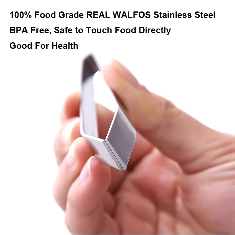 Walfos Stainless Steel Fish Bone Tweezers Remover Pincer Puller Tongs Pick-Up Seafood Tool Kitchen Tweezer