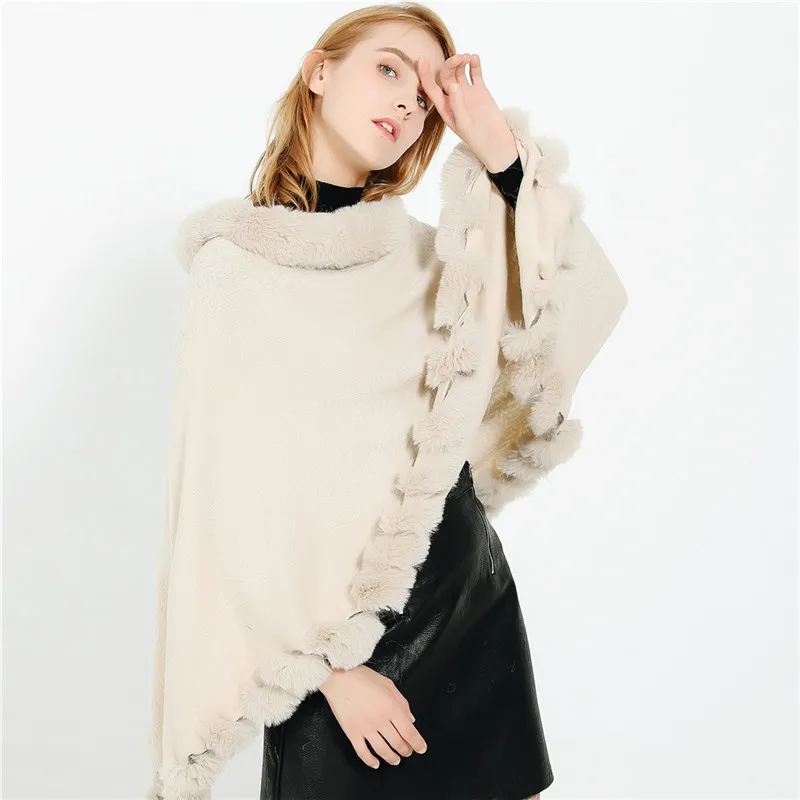 

2019 New Design Winter Warm solid Ponchos And Capes For Women Oversized Shawls Wraps Cashmere Pashmina Female Bufanda