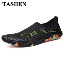 Унисекс кроссовки водонепроницаемая обувь для мужчин босиком открытый пляжные сандалии дышащая Спортивная обувь быстросохнущая река море Дайвинг Плавание большой