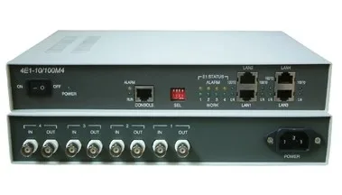 4E1 мост 4E1-4 × 10/100 протокол конвертер 4E1(G.703) в 4 изолированных Ethernet
