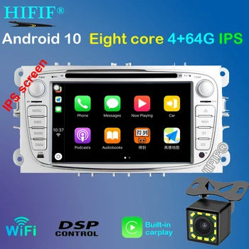 

DSP IPS SCREEN 4G android 10 2 din Car multimedia Player for FORD FOCUS Mondeo S-MAX C-MAX Galaxy kuga GPS stereo