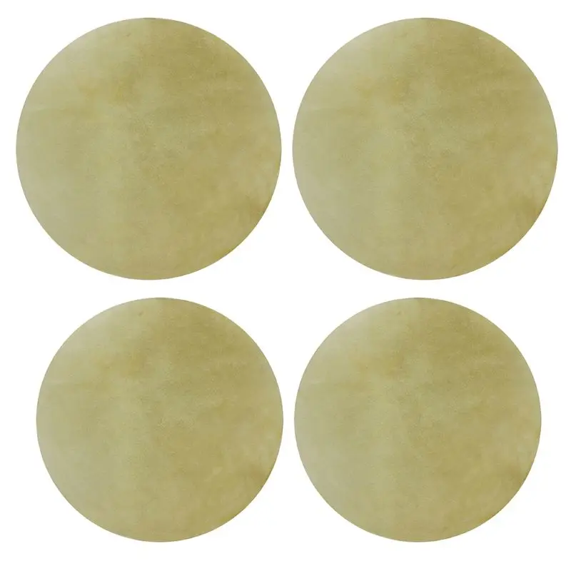 

2 Pcs Buffalo Leather Drum Skin Head Clear Sound Drums Parts Accessories For African Bongo Konka Drums 29CM 31CM