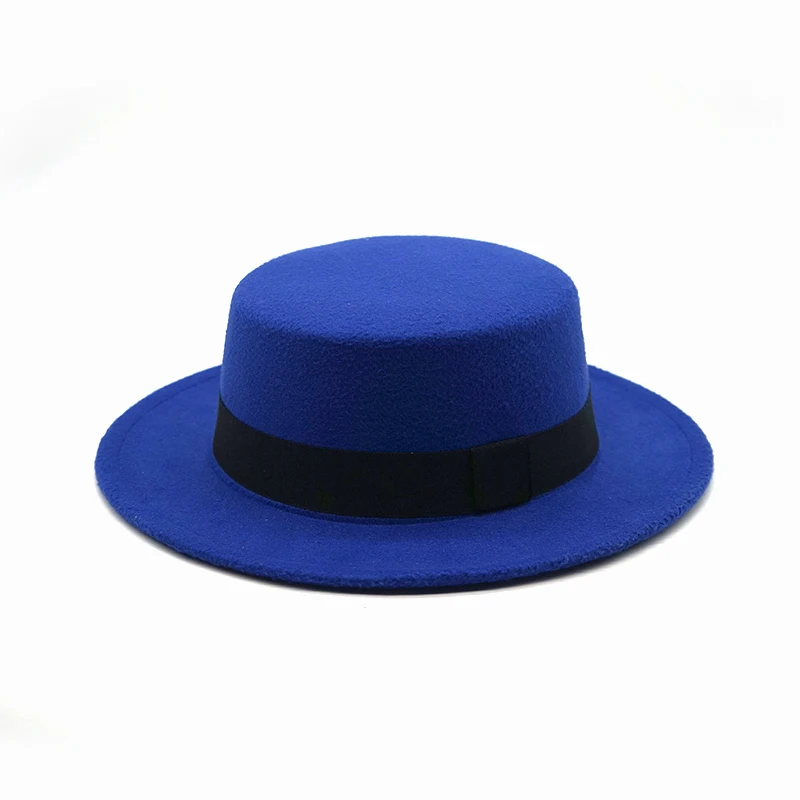 2 Осень-зима, имитация шерсти, для женщин, мужчин, дам, Fedoras, топ, джаз, шляпа, Европейский, американский стиль, круглые шапки, котелок, шапки, Feminino Gorra - Цвет: 2