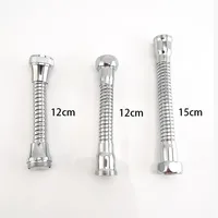 12cm 15cm Kitchen Faucet Tube Water Saving Kitchen Tap Extension Hose Water Faucet Adjustment Faucet Accessories Stainless Steel 1