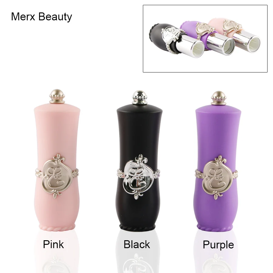 5 шт. 4 г разноцветный пустой тюбик для губной помады в дворцовом стиле круглый