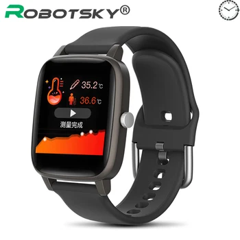 

T98 Smart Watch Temperature Measurement Heart Rate monitor Blood Pressure Fitness Tracker Sport smartwatch for Women