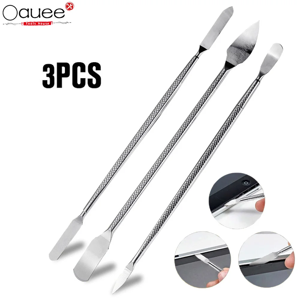 1/3pcs Universal Mobile Phone Repair Opening Tool Metal Disassemble Crowbar Disassemble Kits Metal Steel Pry Phone Hand Tool Set