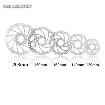 

120/140/160/180/203mm Rotor Disc Brake Rotor Bicycle Mountain Bike Threaded Hubs Disk 6 Bolt Flange Adapter Bike Part