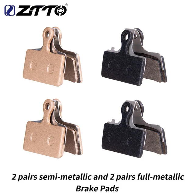 ZTTO 4 пары MTB полуметаллические полный тормозные колодки для M9000 M9020 M987 M985 M8000 M785 M675 XT SLX G01S G03TI G04TI совместимый - Цвет: 2semi-2full For XT