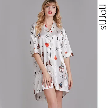 

Norns Pyjama Women Sexy Lingerie Set Summer Sleepwear Female Pajama set Cute Nightwear Sleep bride Top and Shorts Pijama Mujer