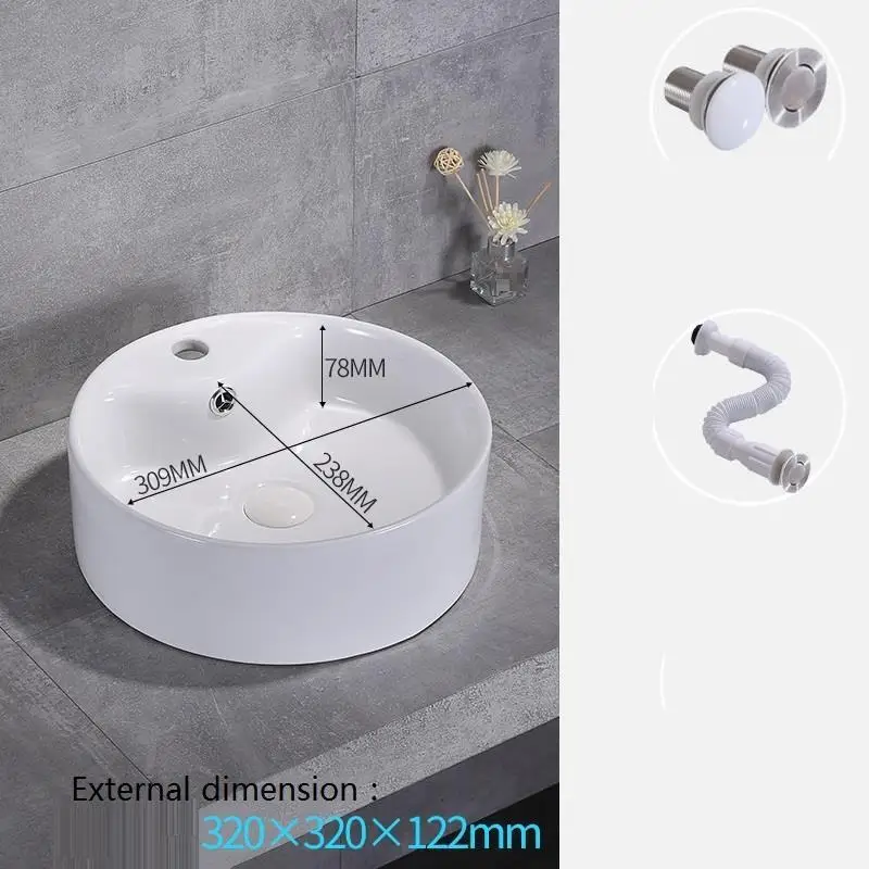 MODEL S Черный Bassin Evier Salle De Bain Lavabo Lavandino Bagno Para Fregadero wastatel чаша бассейна Куба Пиа Banheiro ванная раковина - Цвет: MODEL S