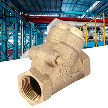 

NPT 3/4 Inch Thread Brass Check Valve Y-Type One Way Check Valve 1.6Mpa For Water Gas Electric Magnetic Valve