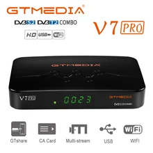 GTMEDIA V7 Pro Satellite TV Empfänger, TV BOX DVB-S2/T2 decoder CA Karte Unterstützung DVB S2X Für V7 plus Aktualisiert Version Rezeptor