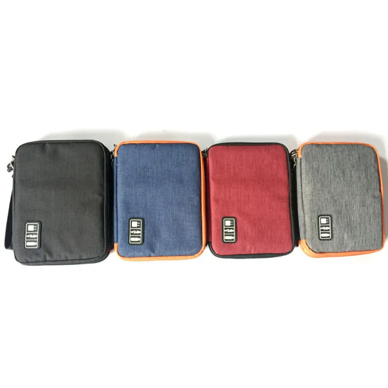 Двухслойная дорожная USB сумка для хранения кабеля органайзер для устройств электронный цифровой комплект чехол Ipad зарядное устройство для наушников провода сумка для хранения