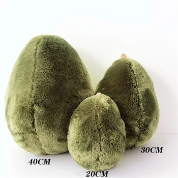 

10-60cm cute beautiful Avocado fruit plush plant doll soft filled fruit toy kawaii cartoon cute toy cushion children pillow
