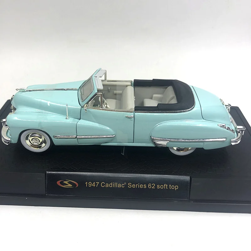 Фирменный 1:32 1947 Cadi llac конвертируемый винтажный игрушечный автомобиль игрушки для детей литая под давлением модель автомобиля подарок на день рождения