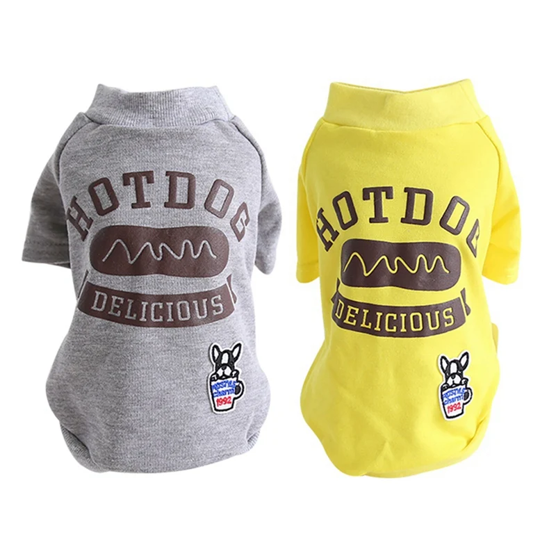 Собака одежда хлопковый свитер для домашних животных теплая одежда маленьких собак 2 брюки с широкими штанинами, костюм одежда с принтом в виде собак для остекленной двери, занавески для бульдога чихуахуа