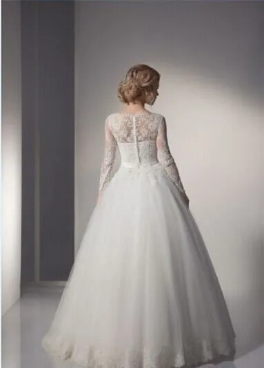 ТРАПЕЦИЕВИДНОЕ винтажное Настоящее фото элегантное Vestido de Noiva кружевное свадебное платье с аппликацией платья для матери невесты
