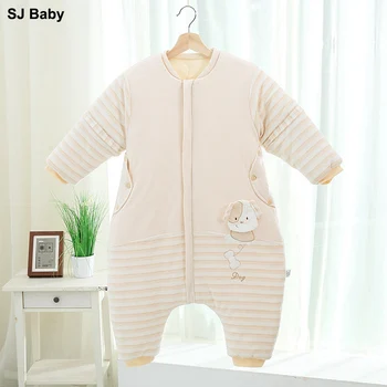 

Baby Sleeping Bags Warm Winter Newborn Sleeping Sacks Toddler Jumpsuits Anti-kick Bags for Stroller Kids Sleepsacks Split Leg