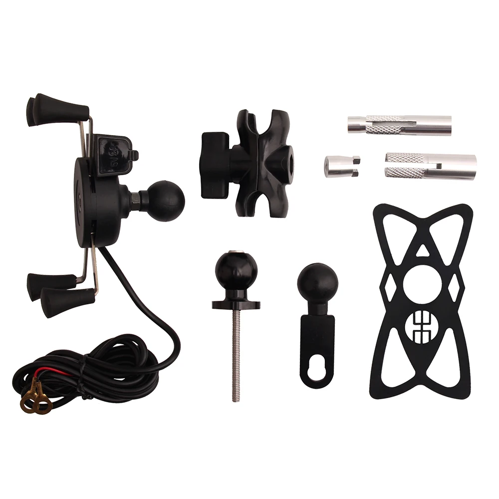 Держатель телефона для SUZUKI GSXR 600750 GSXR600 GSXR750 06-19, GSX-R 1000 03-0409-19, кронштейн для GPS-навигации мотоцикла с USB зарядкой (art.: 3a3729fcdb3) - 3a3729fcdb3