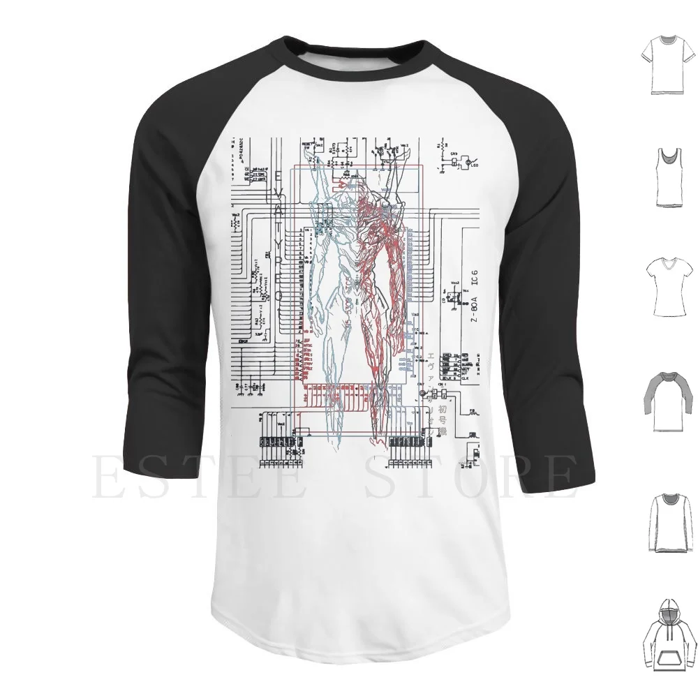 

Inside An Armor | Hoodies Eva Unit 01 Shinji Anime Manga Japanese Mecha Robot Mecha Anime Schematics Blueprint