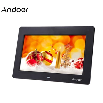 

Andoer 10'' HD Ultrathin Digital Photo Frame TFT-LCD 1024 * 600 Clock MP3 MP4 Movie Player Digital Photo Frame w/Remote Desktop