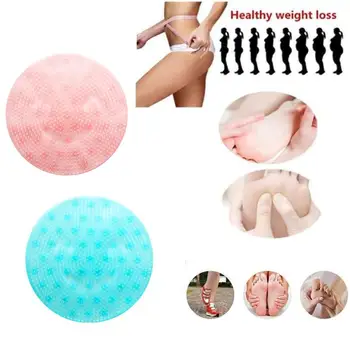 

1PCS Shower Silicone Lazy Wash Foot Bath Back Massage Cushion Feet Wash Cleaning Care Brush Foot Massage Mat