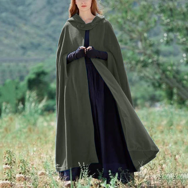 Winter Cloak With Hood, Long Hooded Cape, Wool Sweater Cape Coat, Oversized  Cardigan 