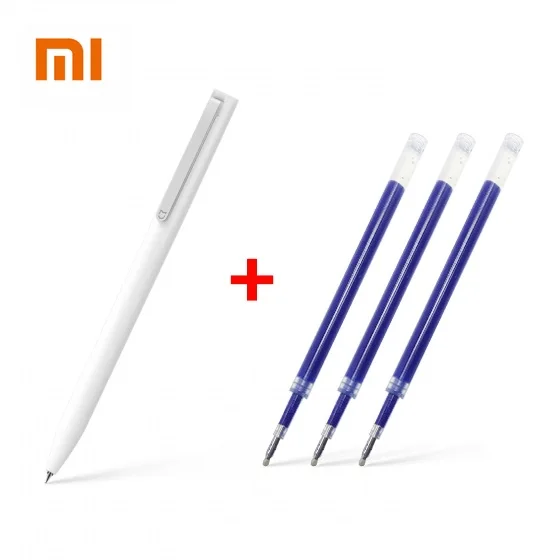 

Original Xiaomi Mijia Sign Pen 0.5mm Switzerland Refill Japan Black Ink Signing Pens Ballpoint Pen(Black/Blue) For School&Office