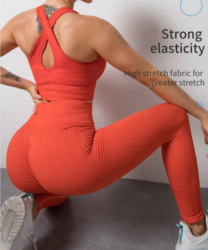 ribbed leggings Seamless Fitness Leggings Women High Quality Workout Push Up Leggings Peach Buttocks Sexy High Waist Pants Women Clothing maternity leggings