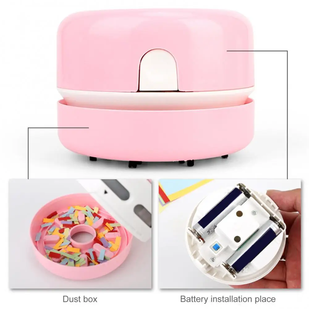 Cute Mini Vacuum Cleaner for Car Interior Computer Laptop Keyboard Cleaning Brushes Vacuum Cleaner Dust Remover Sweeper Brush