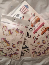 Novedad de verano estilo tatuaje pegatinas luminoso sirena pegatina con figura de unicornio Sweatproof impermeable de tatuaje temporal de las mujeres tatuajes para niño