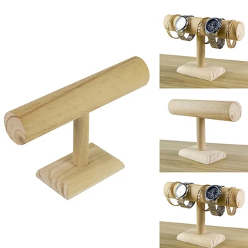 

Props Storage Shop Display Show Stable Base Watch Single Layer Shelf Home Jewelry Rack Bangle Bracelet T-Bar Hair Bands