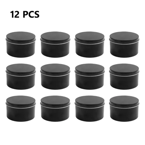 Candle Making Storage Containers Candle Tin Travel Tins  Round Metal Tins Candle Containers Candle Jars Storage Tank