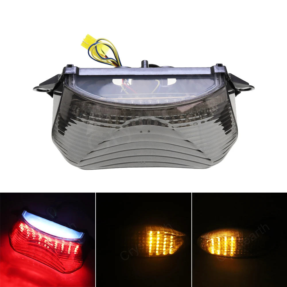 

Integrated LED Tail Light Brake Turn Signals Lamp For Honda Super Howk VTR1000 VTR1000F 1998-2005 1999 2000 2001 2002 2003 2004